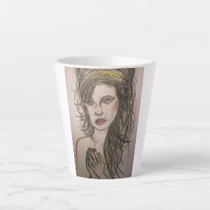 Tasse Latte Prière de la fille de la ruche