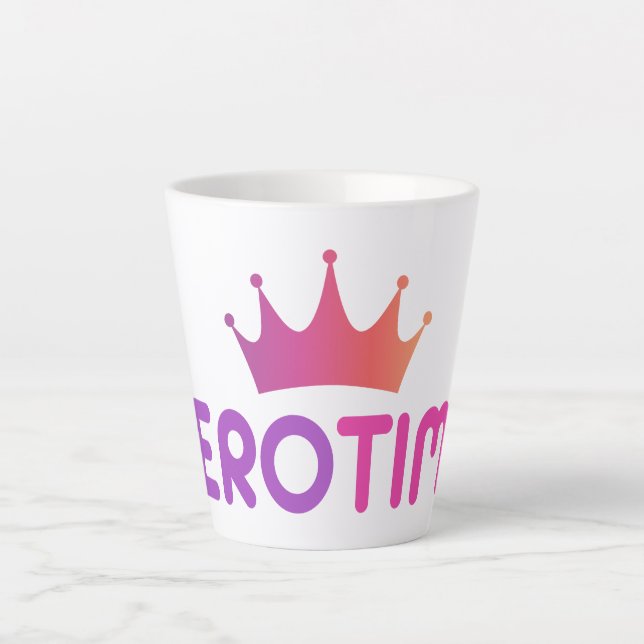 Tasse Latte Princesse Disney| Heure des héros (Devant)