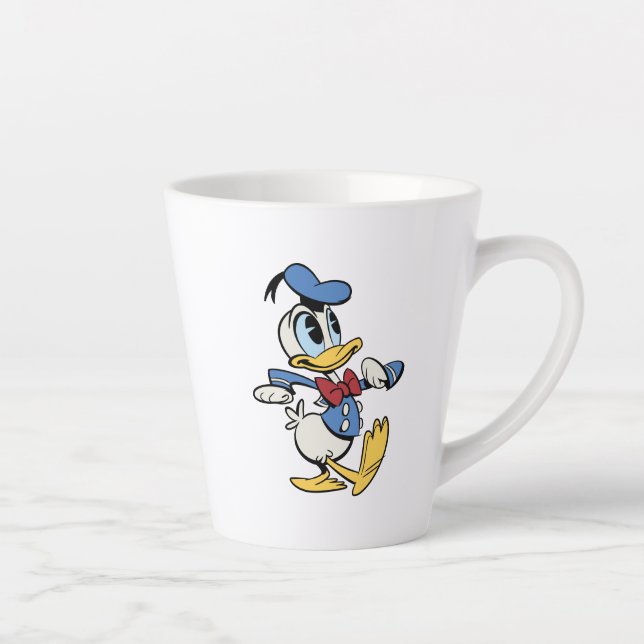Tasse Latte Principaux raccourcis Mickey | Donald Duck (Droite)