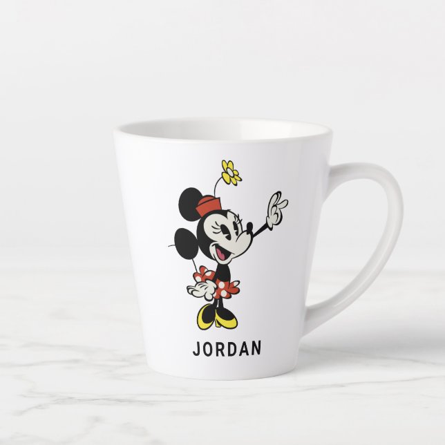 Tasse Latte Principaux raccourcis Mickey | Minnie Hauteur (Droite)