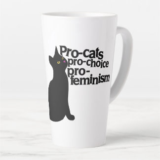 Tasse Latte pro-cats pro-choice pro-feminism