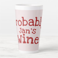 Probablement (Jans) Typographie du vin