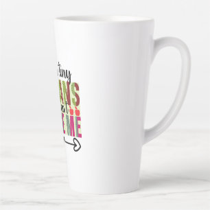 Tasse Latte Professeur Art I Enseigner Minuscules Humains