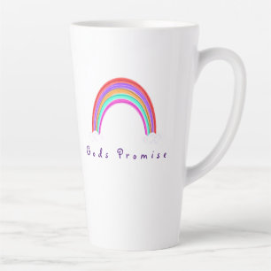Tasse Latte "Promesse des dieux" Arc-en-ciel  
