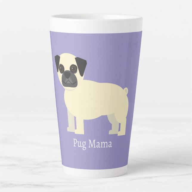 Tasse Latte Pugs,  (Devant)