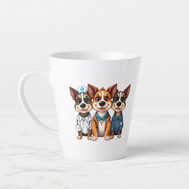 Tasse Latte Puppies  (Gauche)