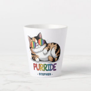 Tasse Latte Purride - Pride de chats Cool LGBTQ