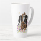 Quatre Espagnols Cavalier Roi Charles en Fleurs 