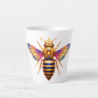 Tasse Latte Queen Bee With Crown