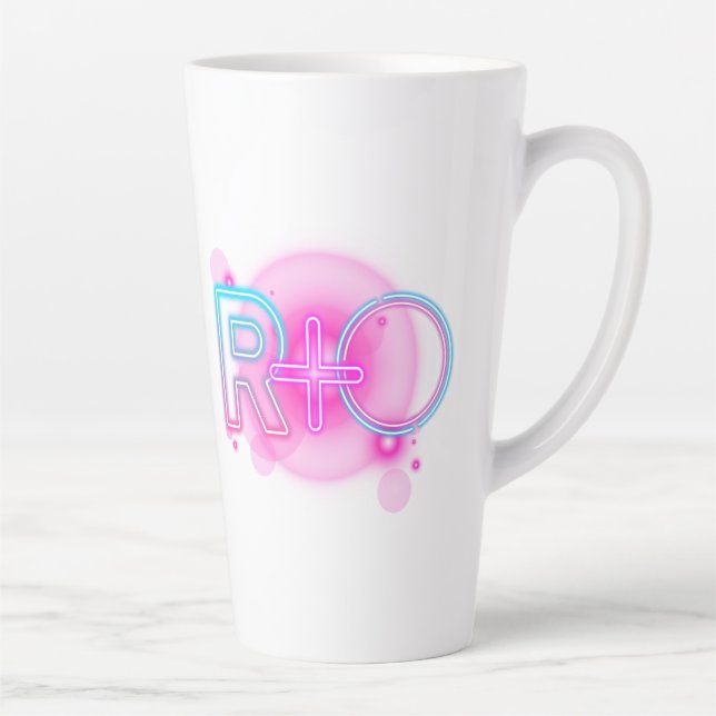 Tasse Latte R & O (Riz & Lady O) Mystic Podcast Hosts (Droite)