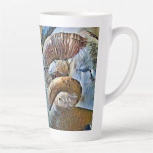 TASSE LATTE RAM SHEEP FARM ANIMAL