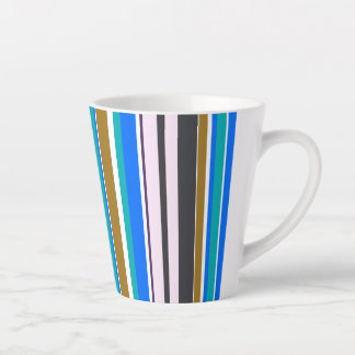 Tasse Latte Rayures Nouvelles Modernes Tendances