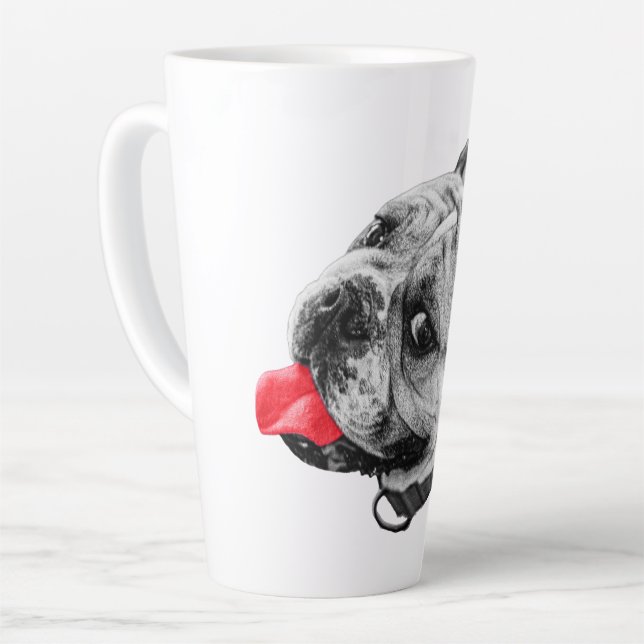 Tasse Latte Real Bulldog Pop (Angle gauche)