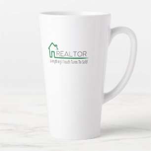 Tasse Latte Realtor - Tout Ce Que Je Touche Se Tourne Vers : L
