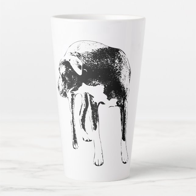 Tasse Latte Regarder la nuit de récolte (Devant)