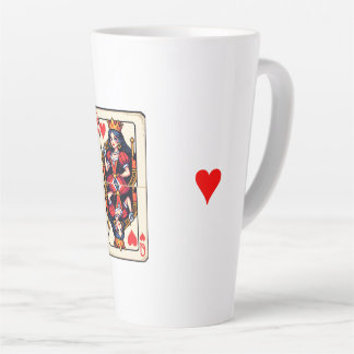 Tasse Latte Reine des Coeurs