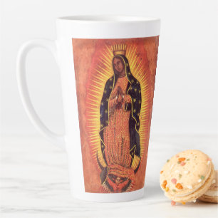 Tasse Latte Religion vintage Vierge Marie Notre-Dame de Guadal