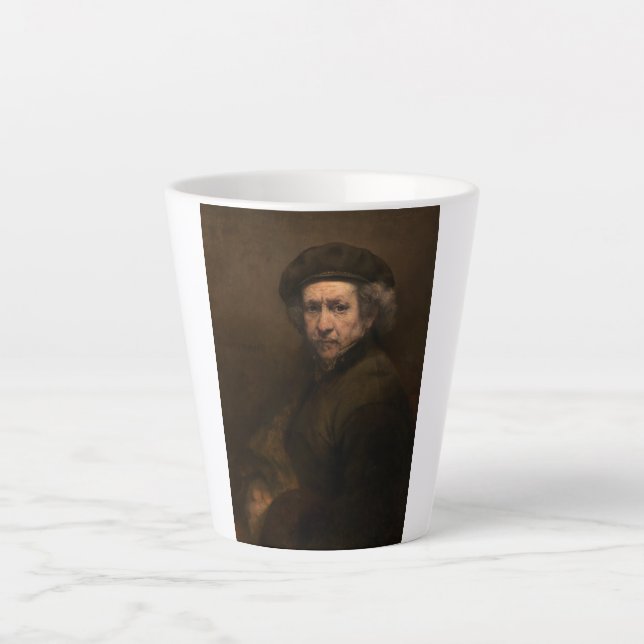 Tasse Latte Rembrandt Self Portrait : Peintre Néerlandais de l (Devant)