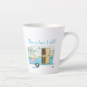 Tasse Latte Remorque de camping Vintage