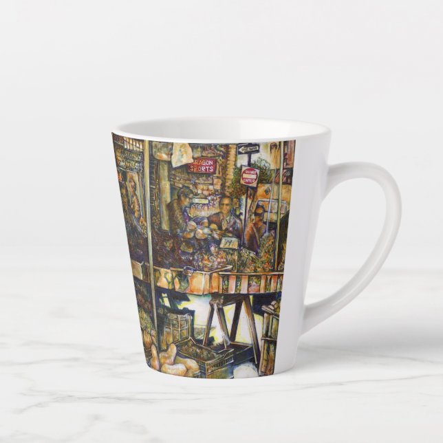 Tasse Latte Rend la créativité plus éclatante (Droite)