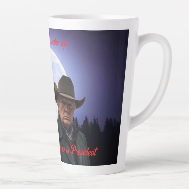 Tasse Latte Réveillez-vous (Droite)