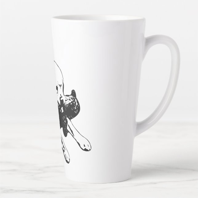 Tasse Latte Revendiquer le spot (Droite)