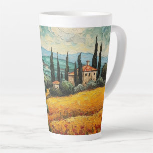 Tasse Latte Rêves toscans dorés
