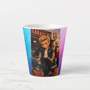 Tasse Latte Rockachibi Dean aurore– Idée Cadeau Vintage