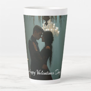 Tasse Latte Romance dans la salle Rose pour la Saint Valentin