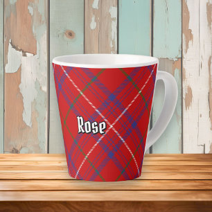 Tasse Latte Rose de clan Tartan