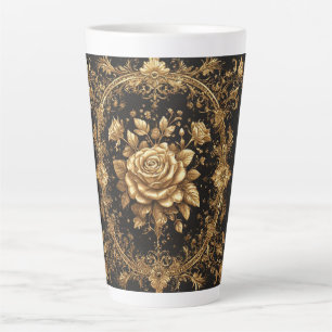 Tasse Latte Rose en or luxueuse