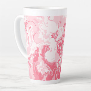 Tasse Latte Rose marbré