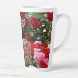 Tasse Latte Roses et amis