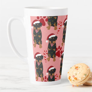 Tasse Latte Rottweiler de Noël