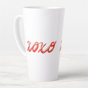 Tasse Latte rouge xoxo