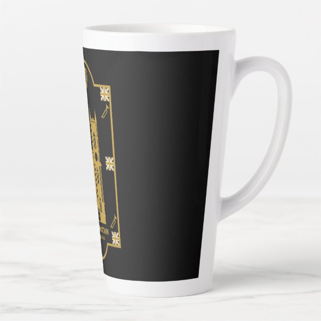Tasse Latte Royal Coronation Abbaye de Westminster (Droite)