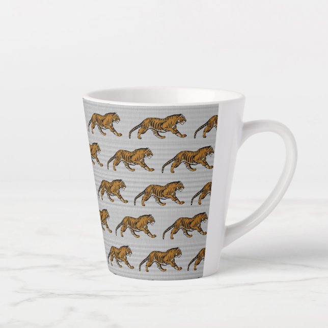Tasse Latte Rugir! Je suis un tigre ! - (Droite)