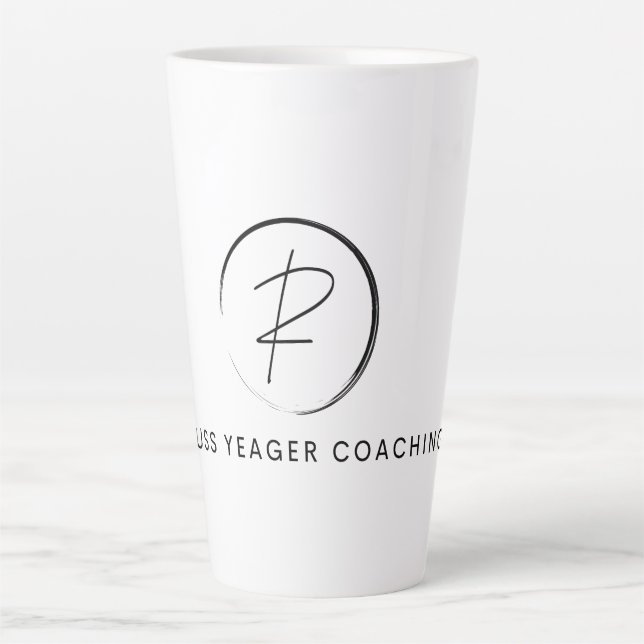 Tasse Latte Russ Yeager Coaching Signature Logo (Devant)