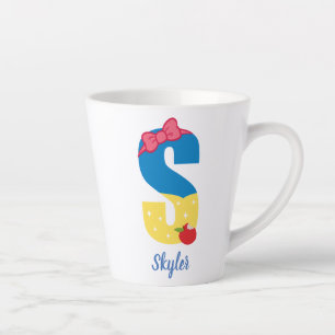 Tasse Latte S est blanc pour la neige  Ajouter votre nom