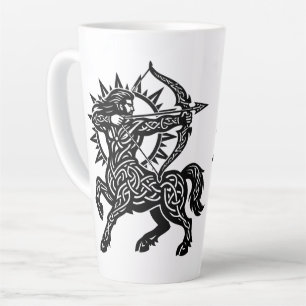 Tasse Latte Sagittaire — L'Archer par BurnsInHell