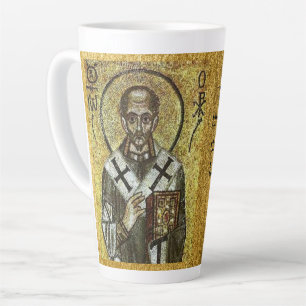Tasse Latte Saint John Chrysostom l Orthodoxe l Icône catholiq