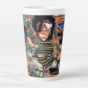 Tasse Latte samouraï, guerrier légendaire du Japon Cool