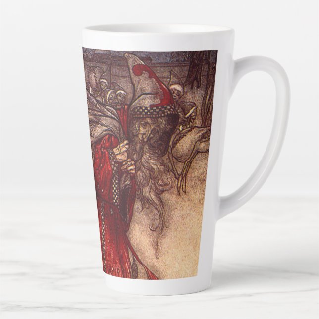 Tasse Latte Santa Claus Arthur Rackham (Droite)