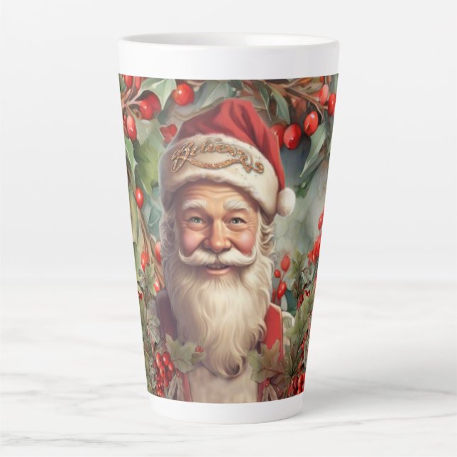 Tasse Latte Santa Claus Saint Nicholas (Devant)