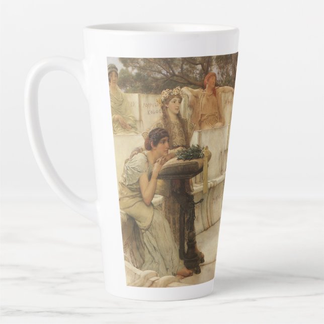 Tasse Latte Sappho et Alcaeus par Sir Lawrence Alma Tadema (Gauche)