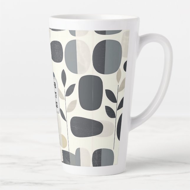 Tasse Latte Scandi Motif No 3 | (Droite)