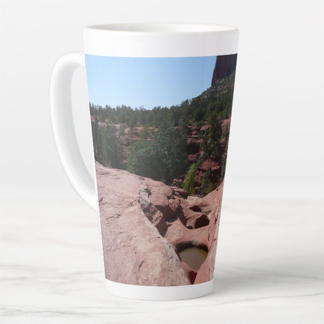 Tasse Latte Sept piscines sacrées à Sedona Arizona (Angle gauche)