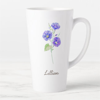 Tasse Latte Septembre Mois de naissance Fleur Matin Gloire