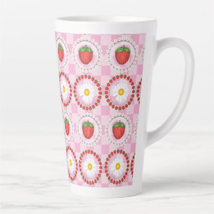 Tasse Latte Sérénade aux fraises
