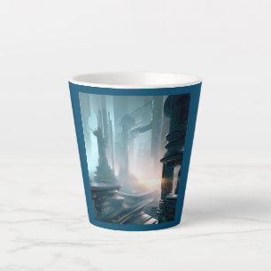 Tasse Latte SF Futuristic City 4